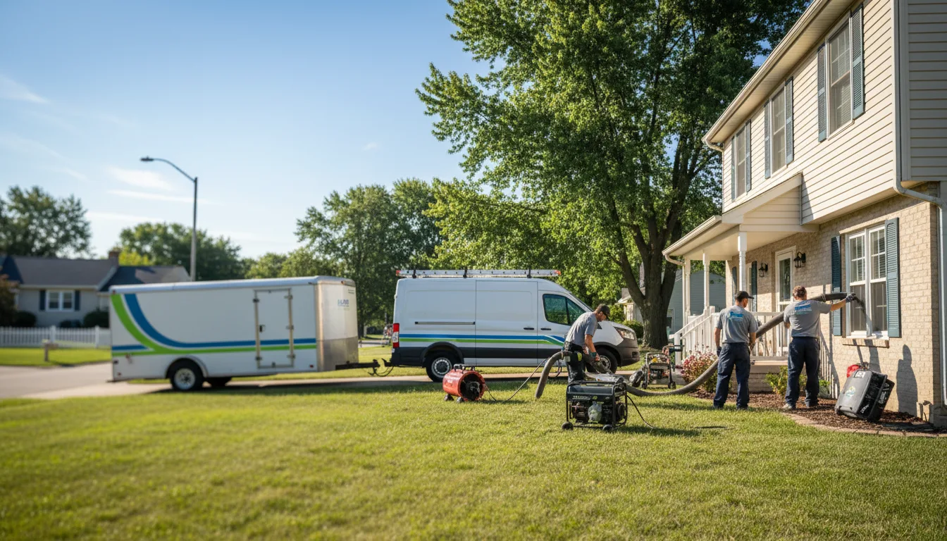 Flooded Basement Restoration And Cleanup With Repair in Verona, OH near me